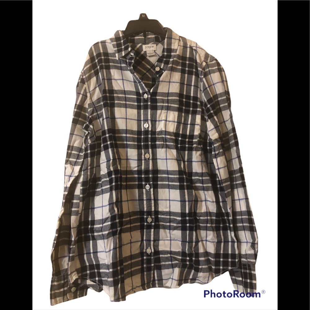 J.Crew Flannel Plaid Button Up Shirt